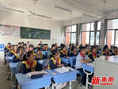 珠晖区苗圃小学教育集团苗圃小学校区迎接珠晖区教育局教学视导